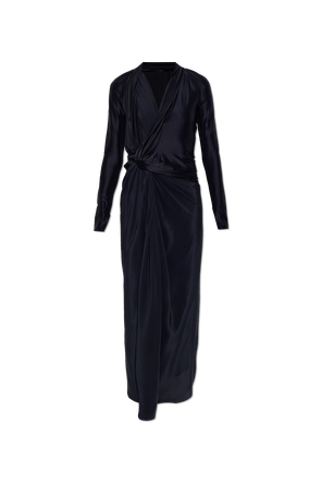 Satin asymmetric dress