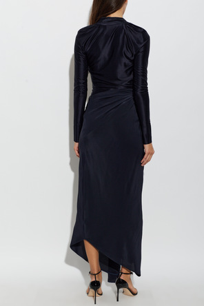 Victoria Beckham Satiniertes Kleid mit asymmetrischem Schnitt