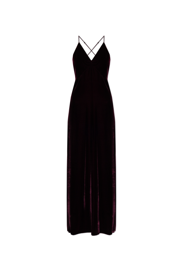 Velvet dress with straps od forte_forte