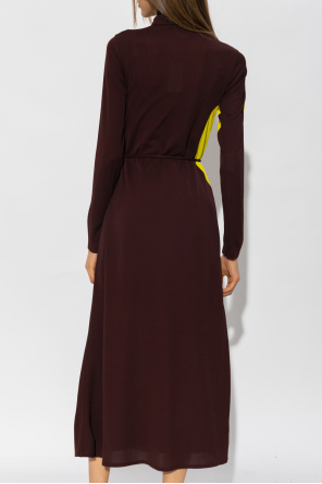 Tory Burch Lee Dress with standing collar