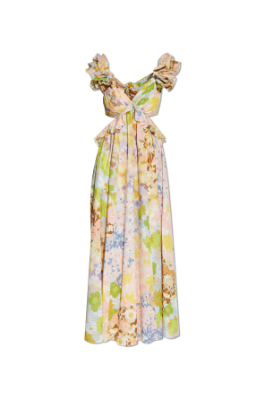 Floral motif dress