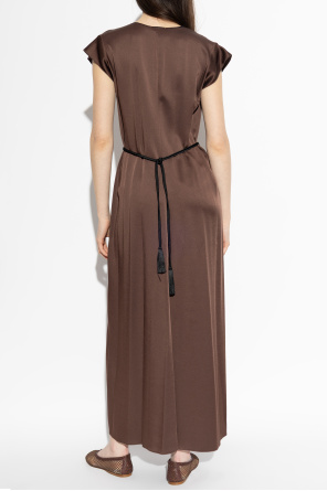 forte_forte Vestido acetinado com cinto