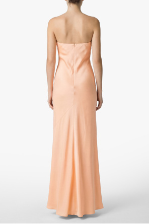 forte_forte Satin off-the-shoulder dress