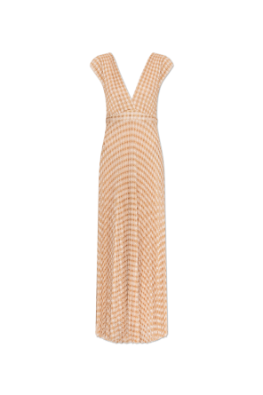 Dress with lurex thread