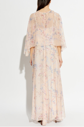 forte_forte Two-piece dress with floral motif