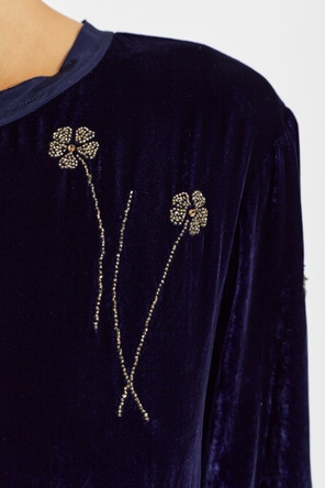forte_forte Kleid mit langen Ärmeln