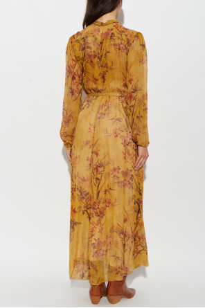 forte_forte Dress with a botanical motif