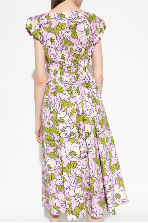 Tory Burch waves dress with floral motif