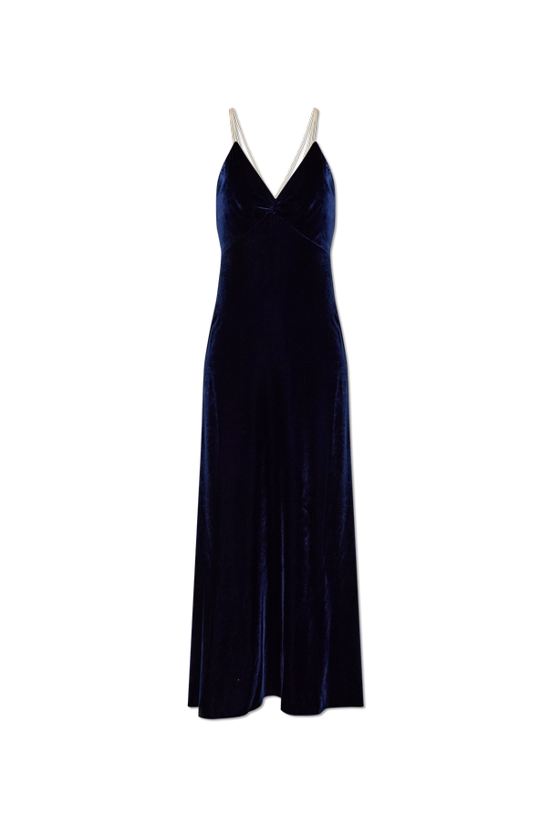 Velvet strap dress od forte_forte