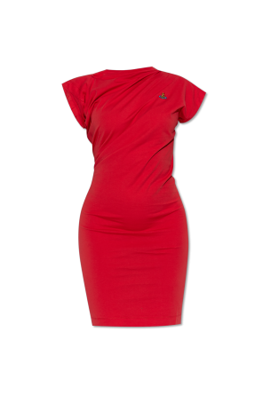 Dress with logo