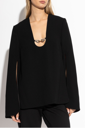 Tory Burch Long sleeve top with slit