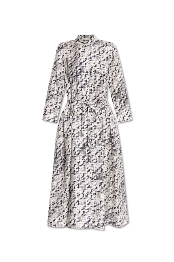 Tory Burch Vestido con cintura ajustable con cordón.