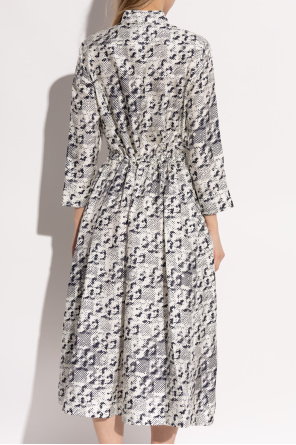 Tory Burch Vestido con cintura ajustable con cordón.