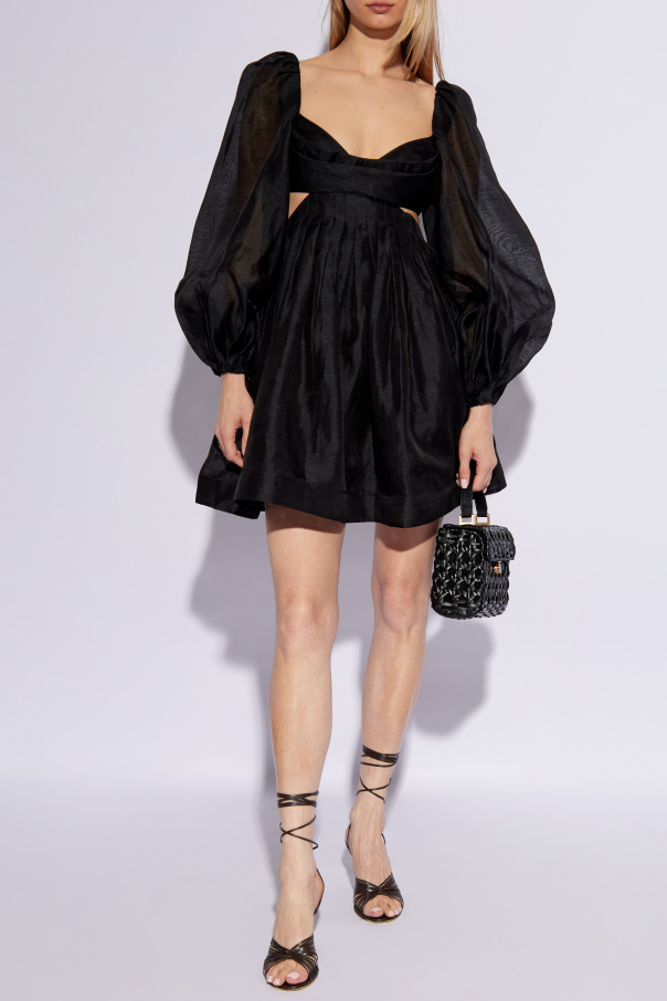 Zimmermann Short dress with puffy sleeves