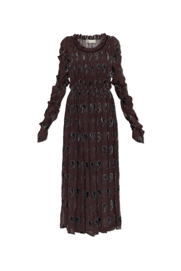 Dress with velvet pattern od Tory Burch