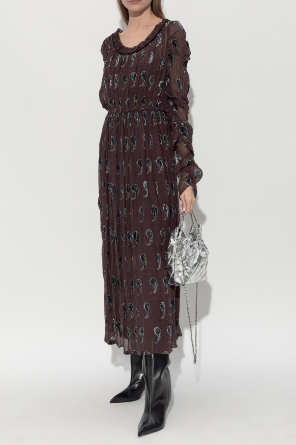 Tory Burch Vestido con diseño aterciopelado