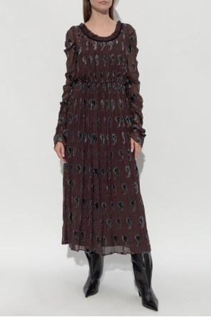 Tory Burch Vestido con diseño aterciopelado