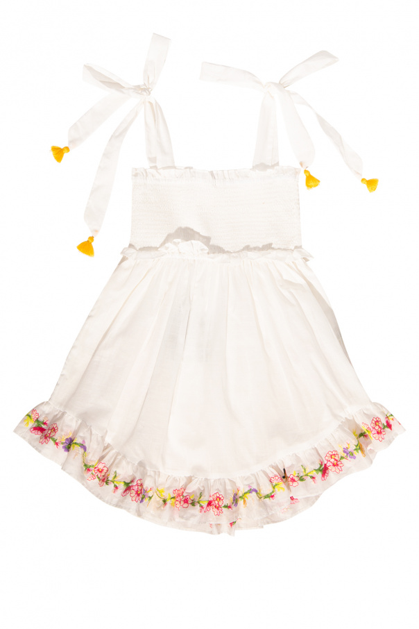 Zimmermann Kids Dress with floral motif