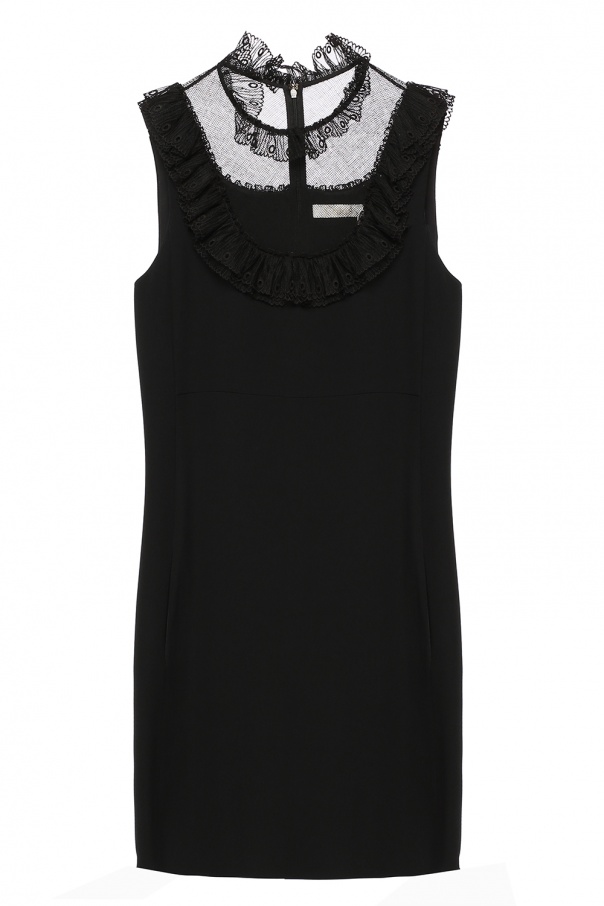 Black Dress with sheer inserts Chloé - Vitkac GB