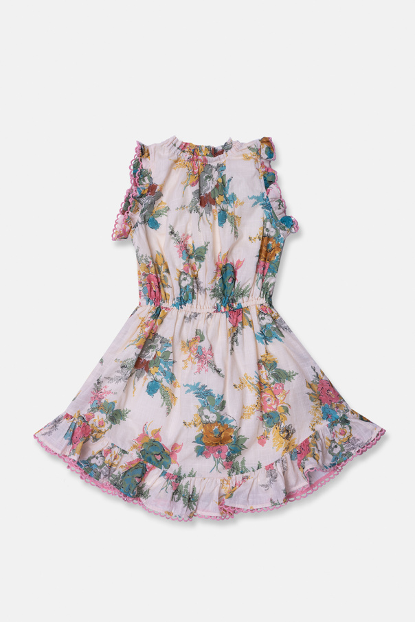 Zimmermann Kids Low dress with floral motif