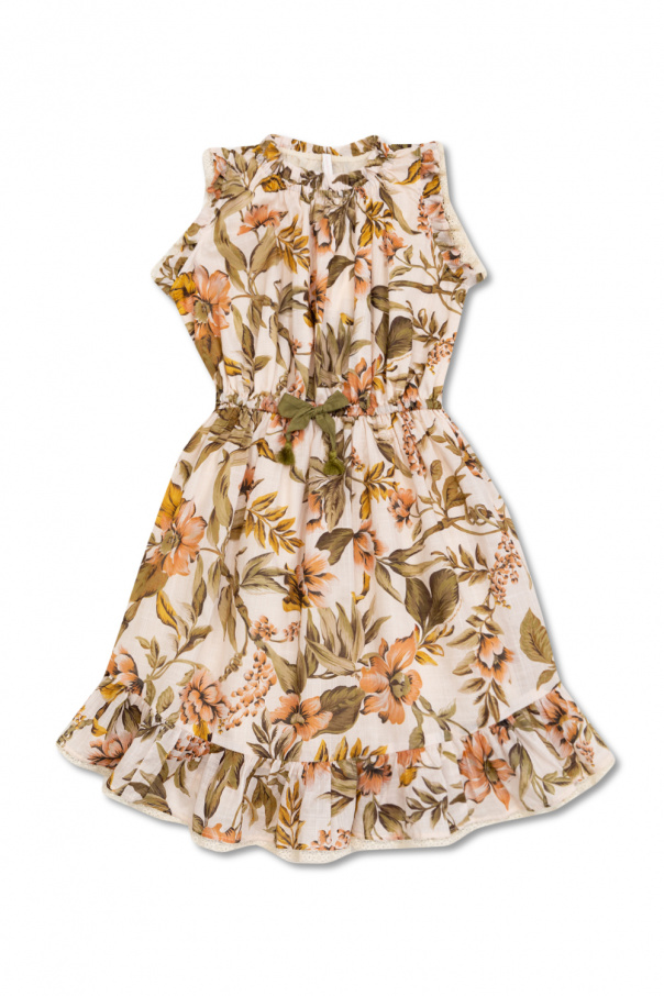 Zimmermann Kids Dress with floral motif