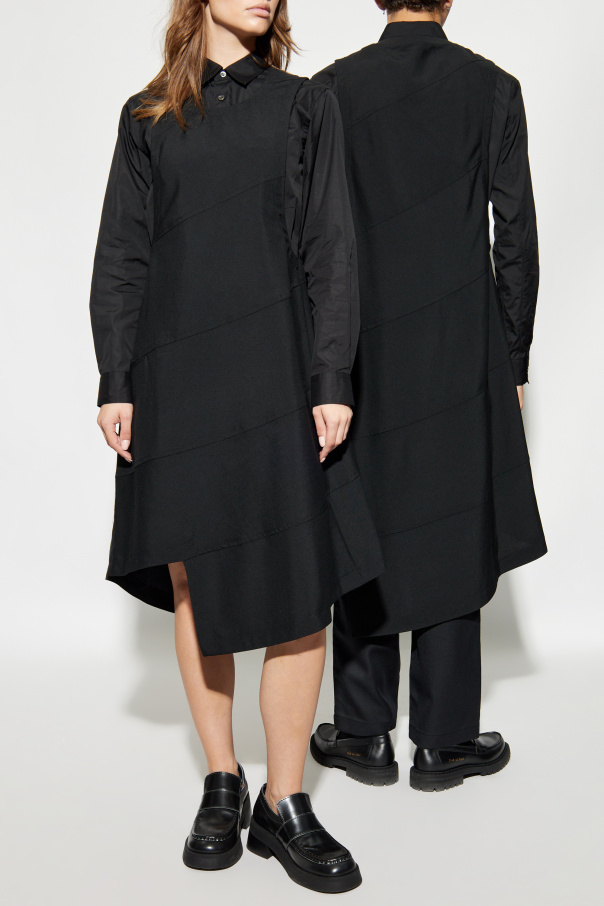 Comme des Garçons Black Wełniana sukienka