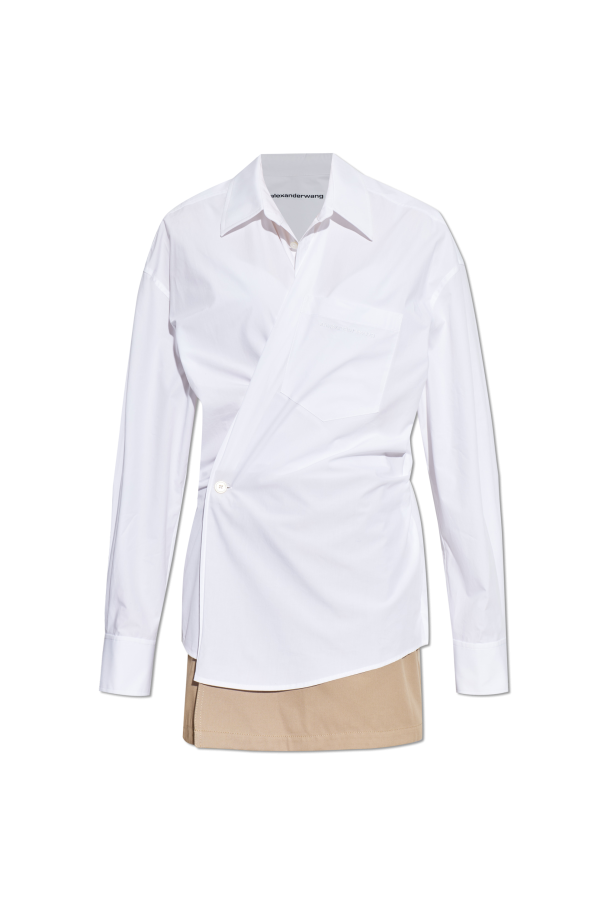 Dress made of combined fabrics od Alexander Wang