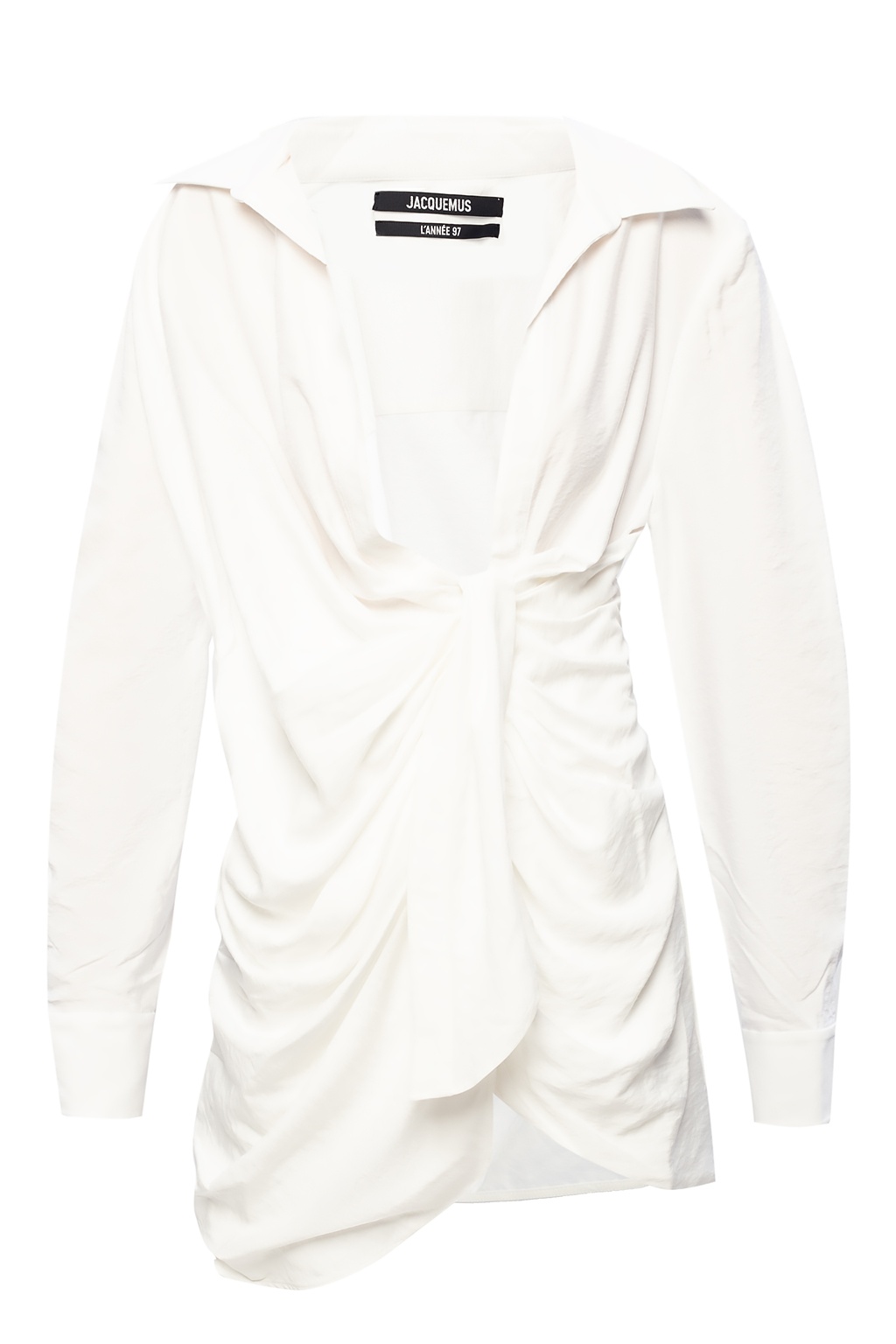 jacquemus white shirt dress