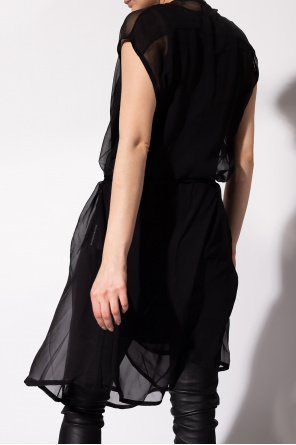 Ann Demeulemeester Transparent sleeveless dress