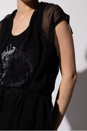 Ann Demeulemeester For Yumi Ladybird Print Shirt Dress