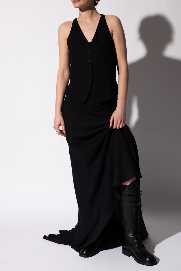 Ann Demeulemeester Asymmetrical sleeveless dress