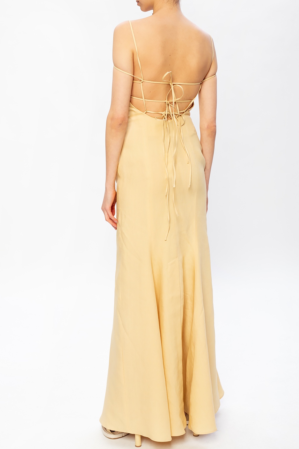 jacquemus yellow dress