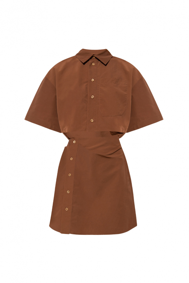 Jacquemus Cut-out shirt Aeroshield dress