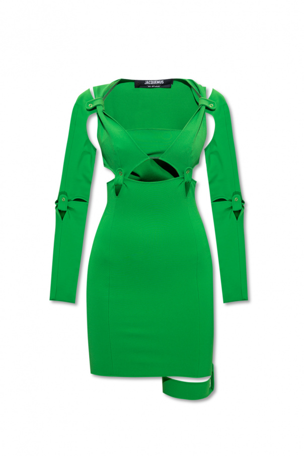 Jacquemus ‘Mari’ laceup dress with cut-outs