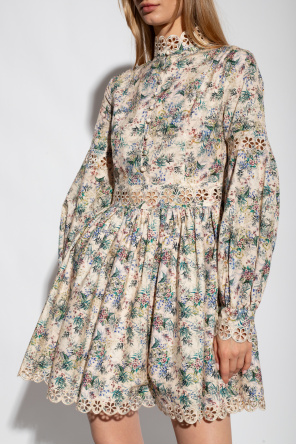 IXIAH front dress with floral motif