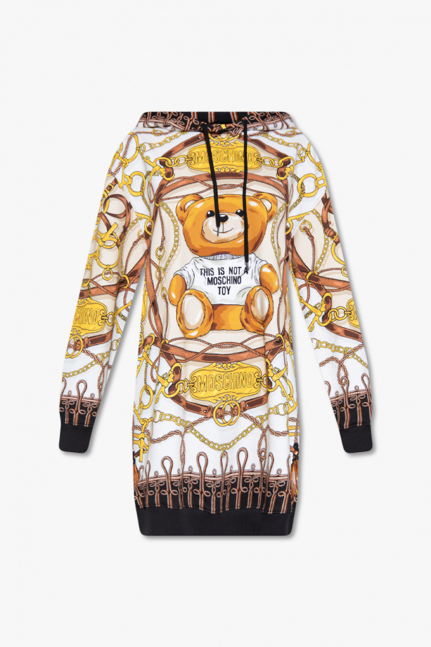 Moschino Long Double-Knit hoodie