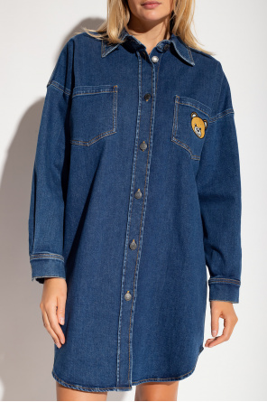 Moschino Jeansowa sukienka typu ‘oversize’