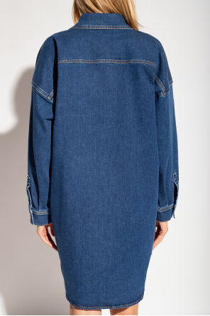 Moschino Jeansowa sukienka typu ‘oversize’