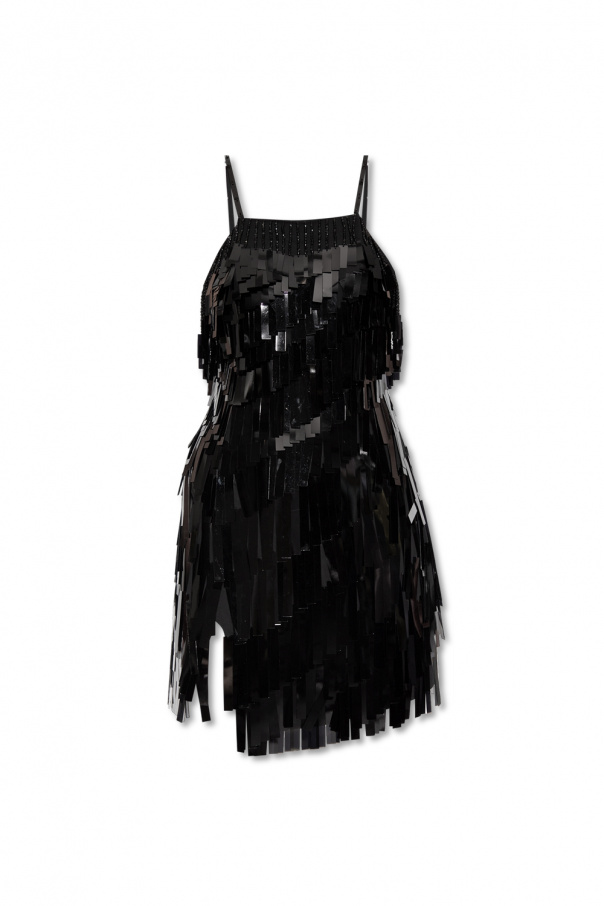 The Attico Sequinned slip Hanging dress