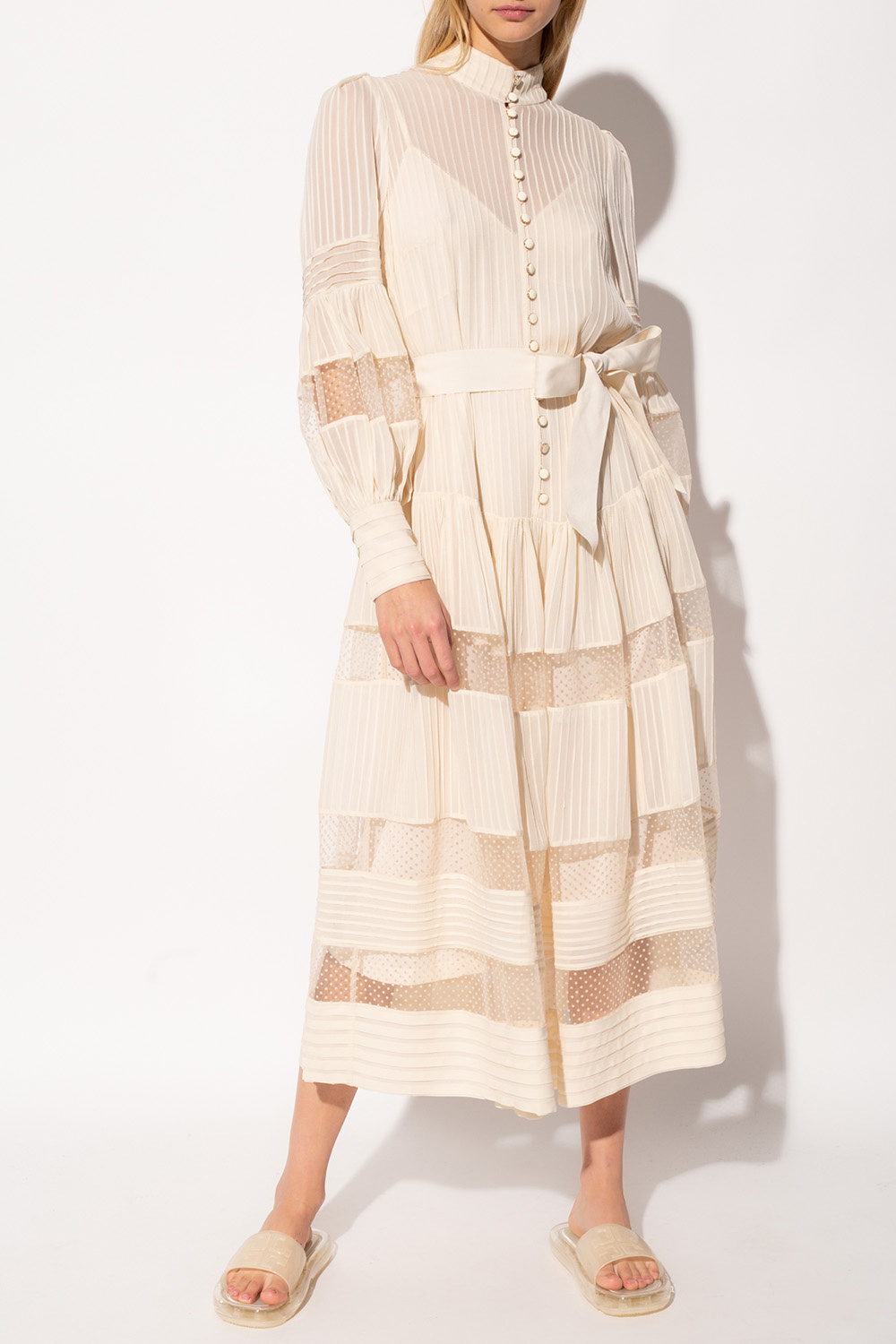 Zimmermann Cinza dress with decorative buttons