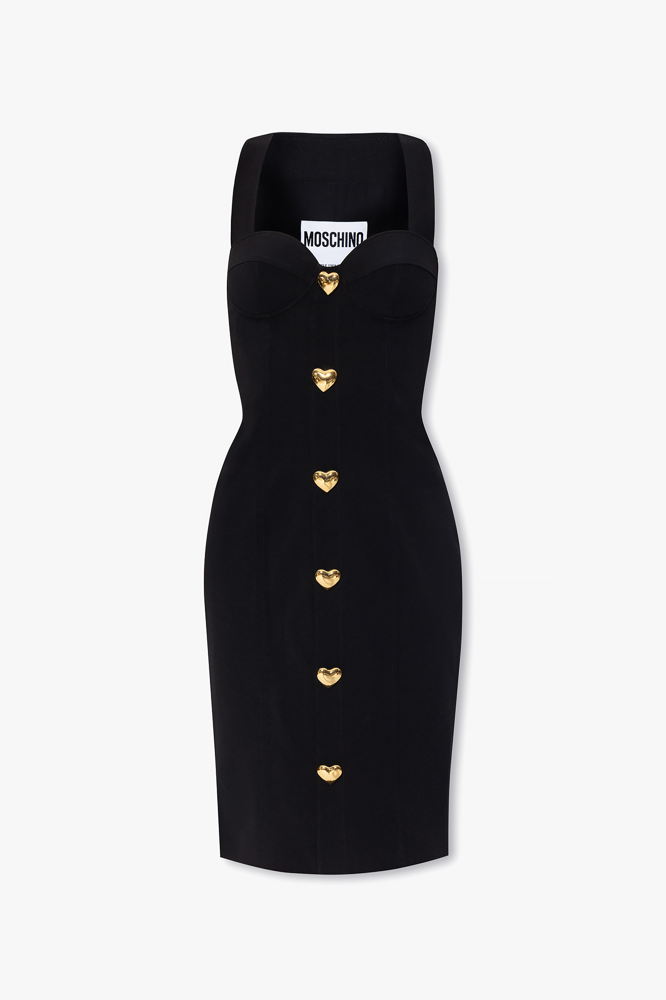 Black Dress with chain Moschino - Vitkac Australia