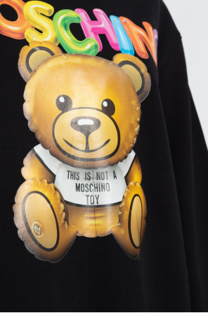 Moschino T-Shirt mit Reißverschlusstasche Schwarz