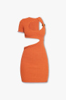 Simone Rocha embellished sheer layer colour dress