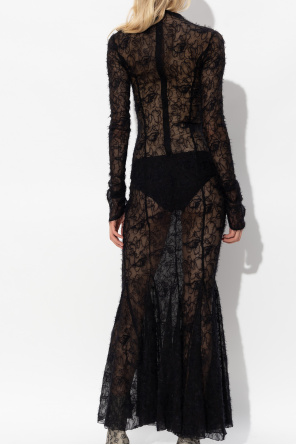 MISBHV ‘Inside A Dark Echo’ collection silk Neck dress