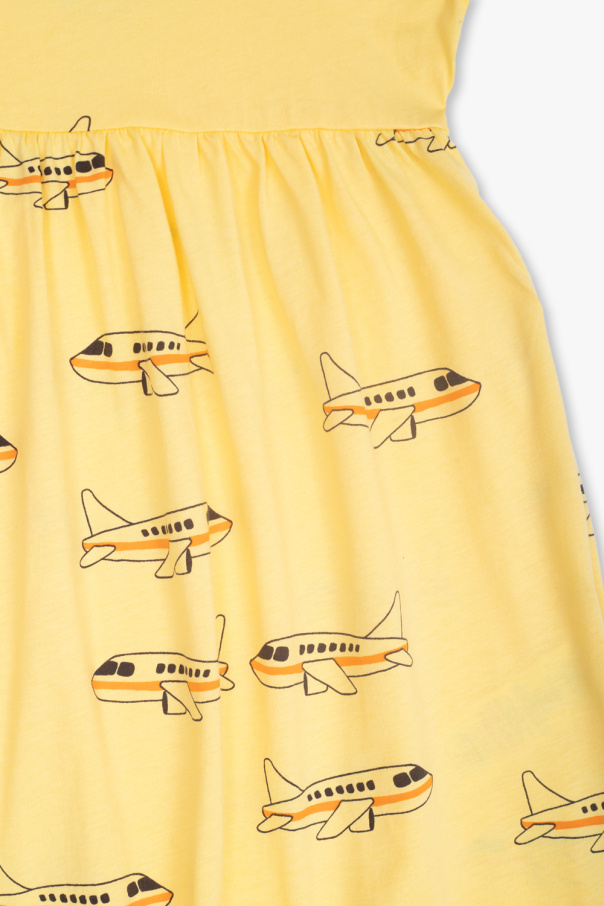 Mini Rodini Dress with motif of airplanes