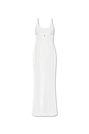 Prążkowana sukienka ‘oranger’ od Jacquemus