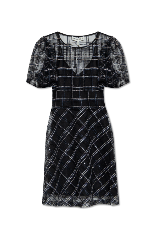 Munthe Sukienka z wzorem w kratę ‘Lyndall’
