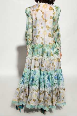 Zimmermann SHATHA ESSA embroidered cloak dress