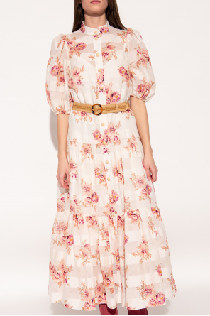 Zimmermann Floral-printed Waist dress