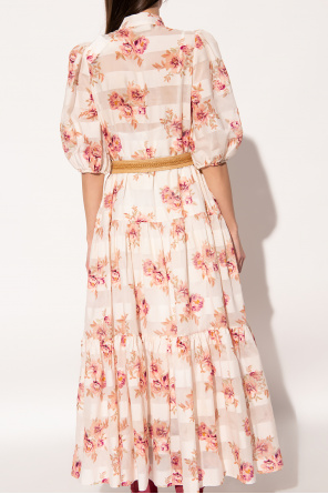 Zimmermann Floral-printed Waist dress